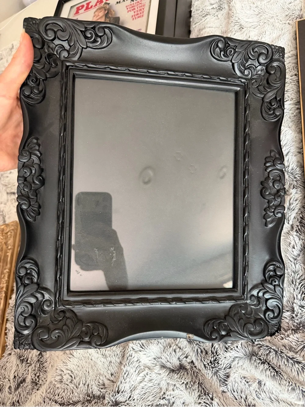 Ornate Black Decorative Picture Frame